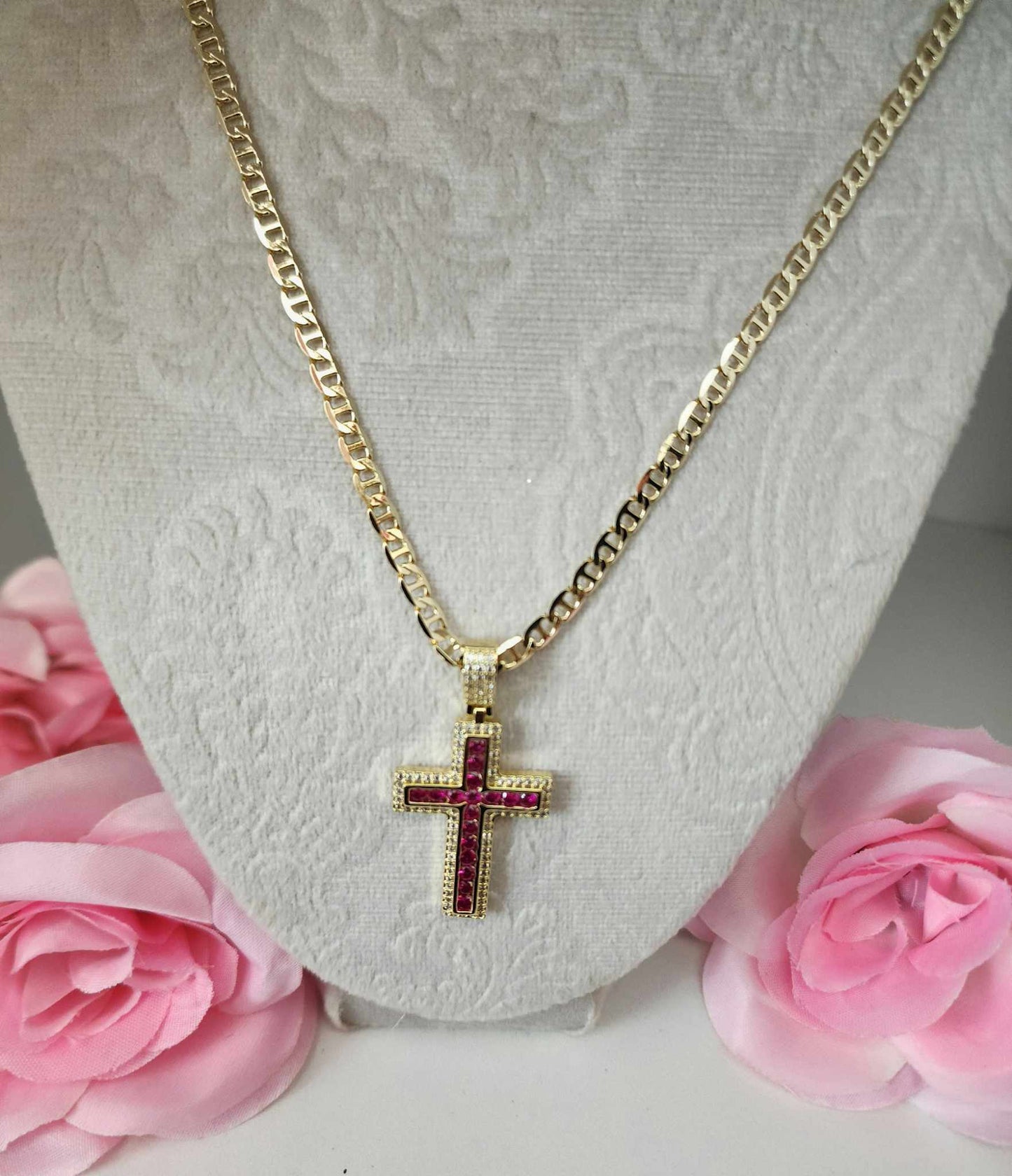 Barbie cross with chain